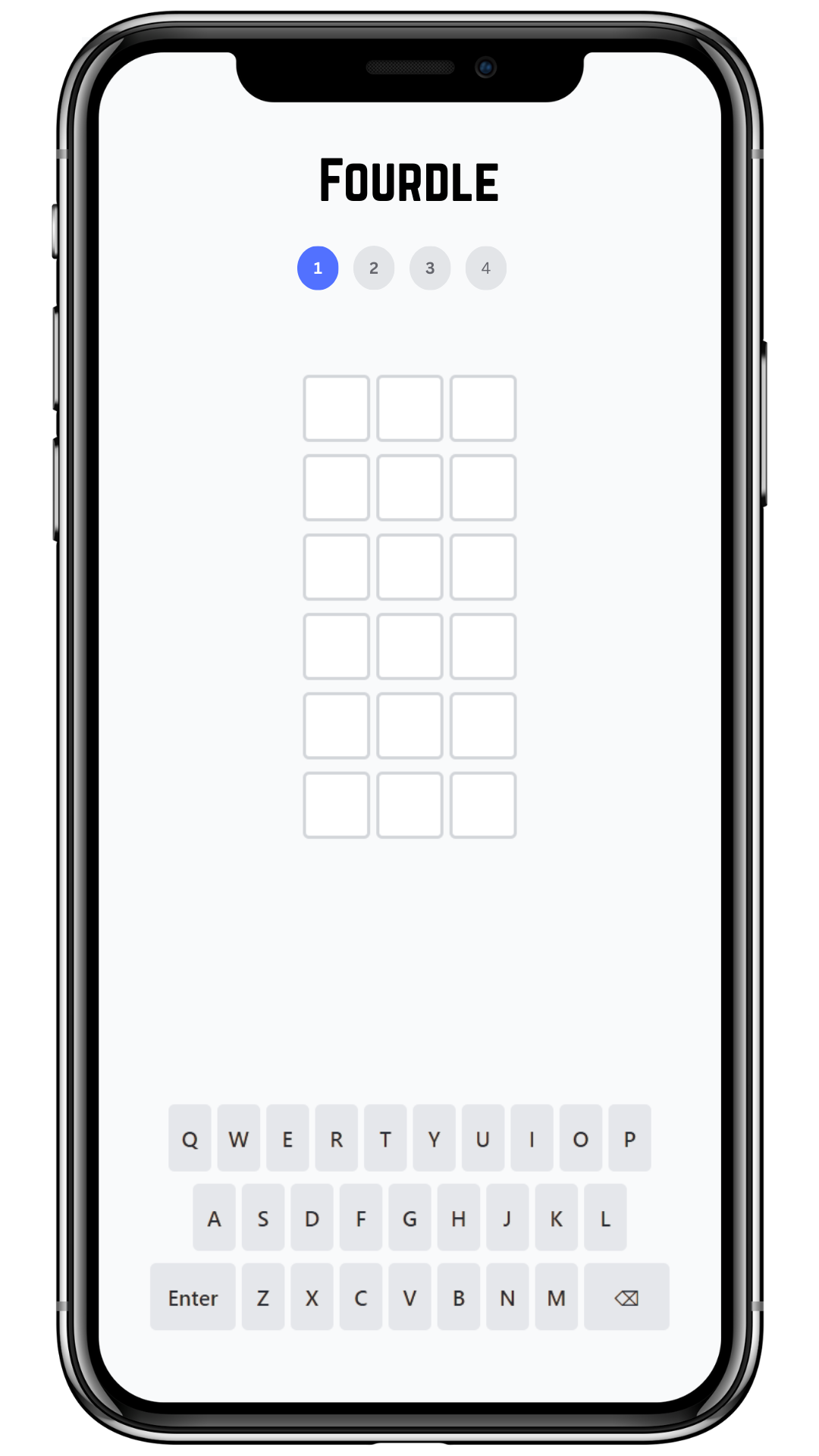 Fourdle game preview